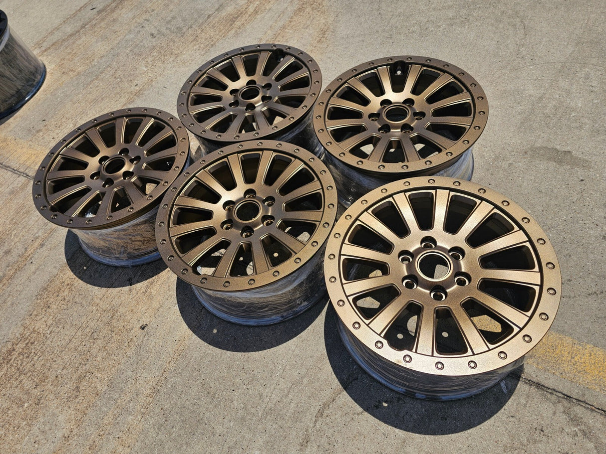 (4) 18" INEOS Grenadier OEM wheels rims Beadlock 2023 2024 2025 2026 NEW Texas Truck Tire
