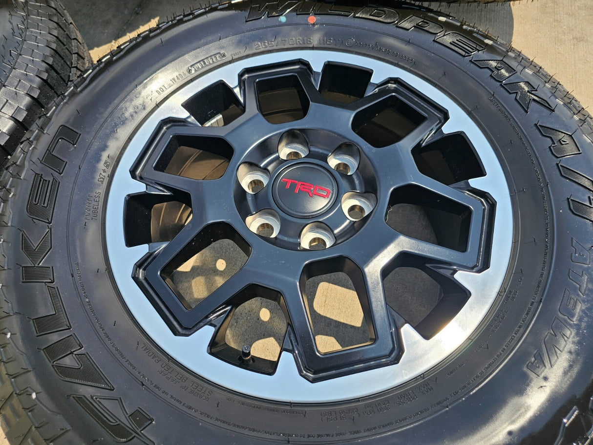 18" Toyota Tacoma 4Runner TRD OEM 94199 wheels rims tires Falken A/T NEW Texas Truck Tire