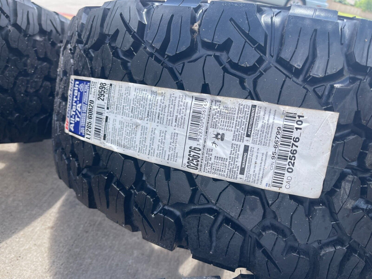 20" GMC Sierra Denali 2500 3500 OEM 5957 wheels rims 2024 2025 NEW BFG KO2 Texas Truck Tire