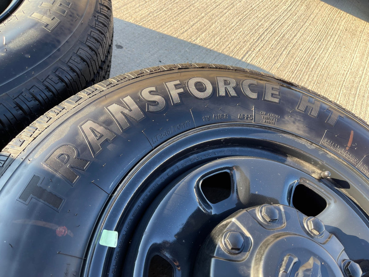 17" Ram 2500 3500 Laramie Power Wagon OEM 2497 wheels rims 2025 2026 NEW Texas Truck Tire