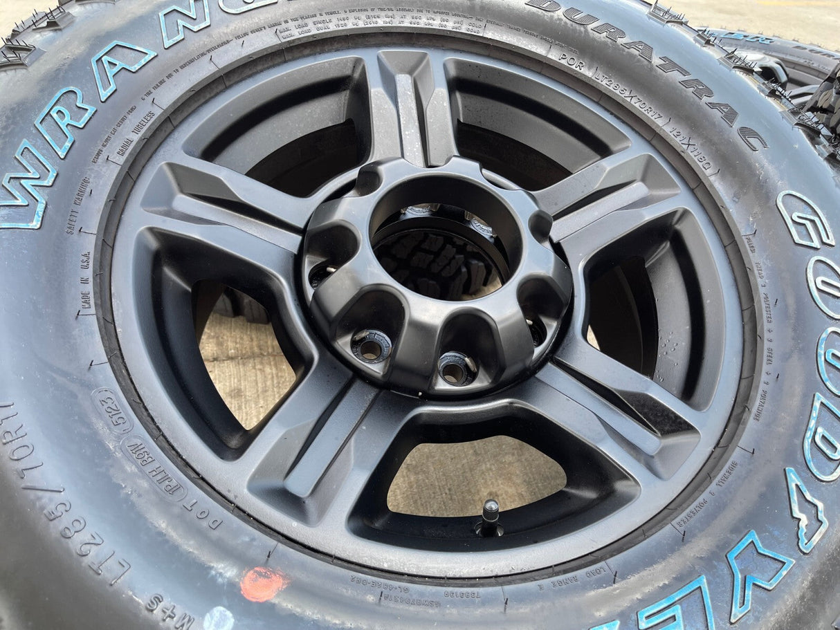 17" Ford F-250 F-350 OEM 10096 TREMOR wheels rims tires DURATRAC A/T NEW Texas Truck Tire