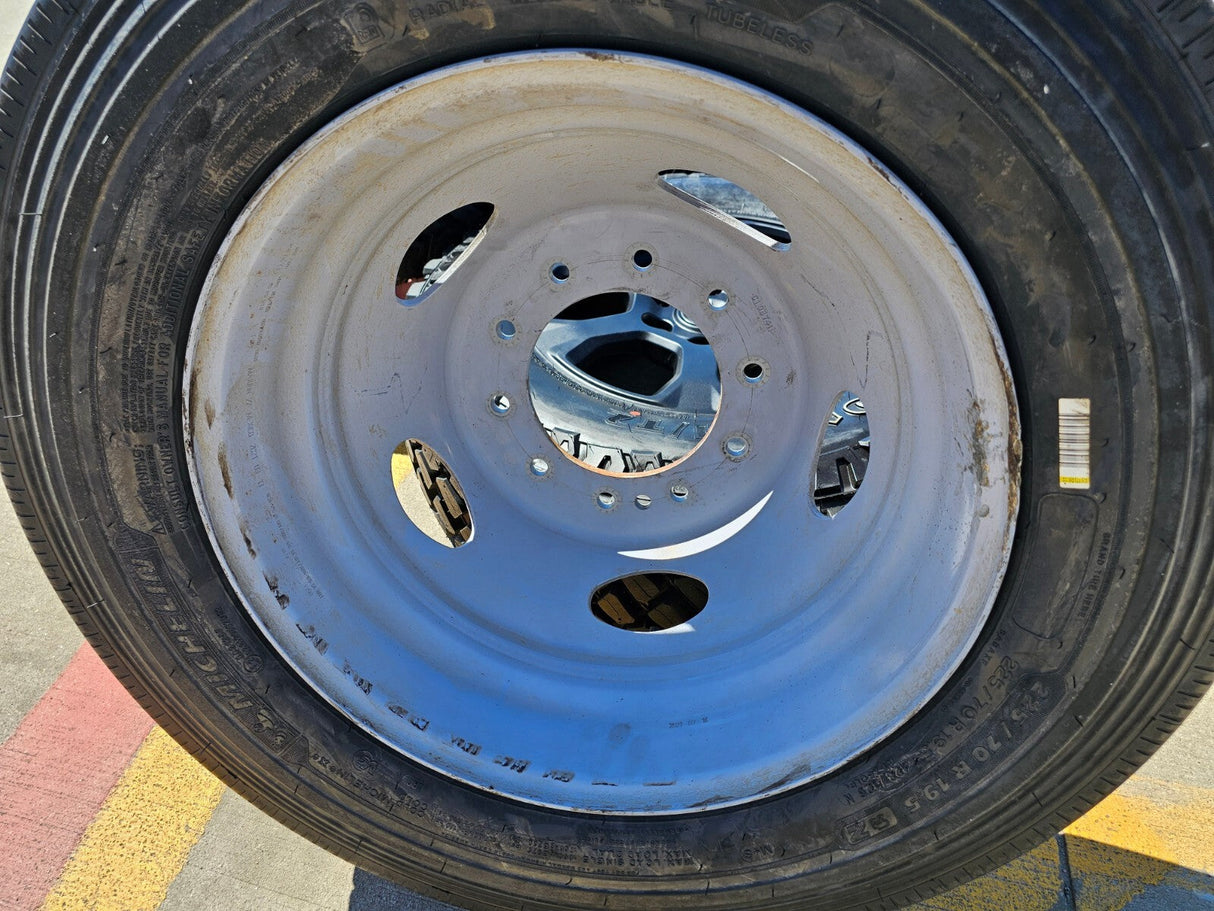 19.5" Ford F-450 F-550 Dually rim RAM 4500 OEM 10x225 spare MICHELIN NEW Texas Truck Tire