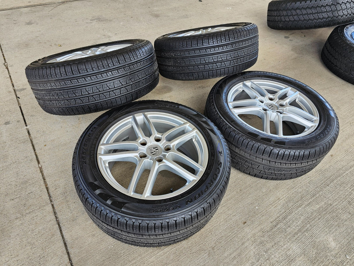 19" Porsche Cayenne OEM 67404 wheels rims tires PIRELLI Texas Truck Tire