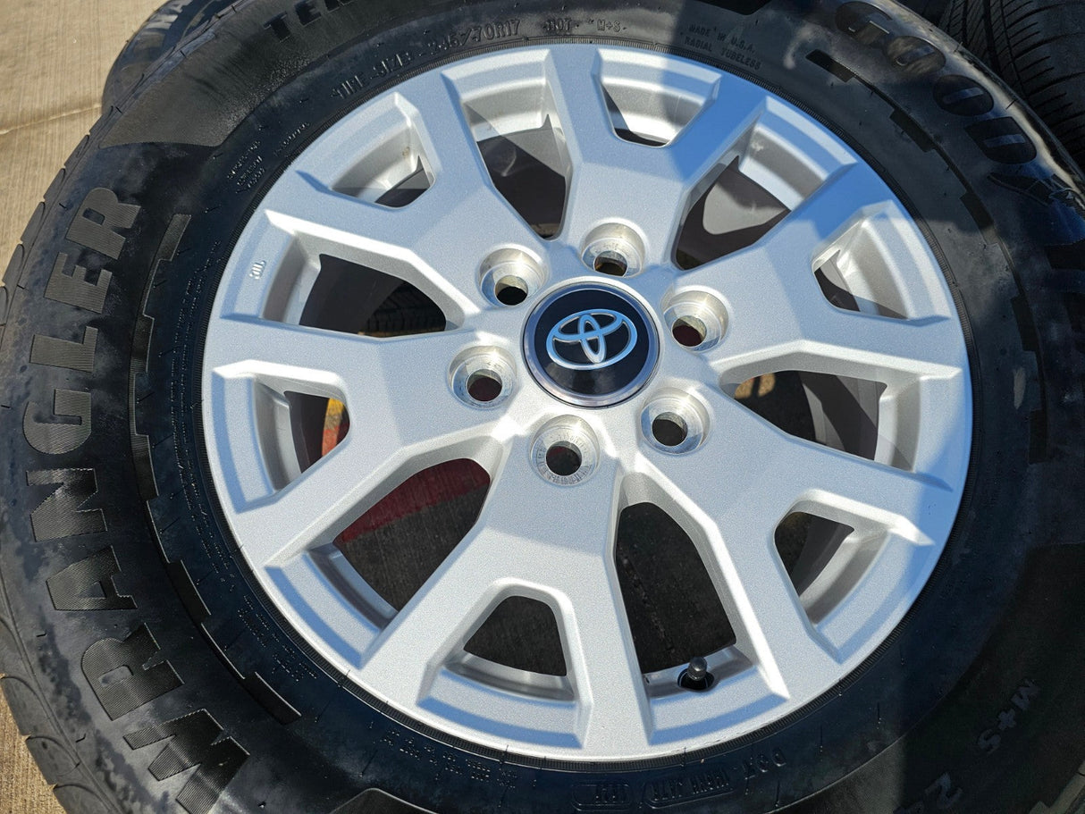 17" Toyota Tacoma 4Runner TRD OEM 94254 10637 wheels rims 2025 2026 GOODYEAR Texas Truck Tire