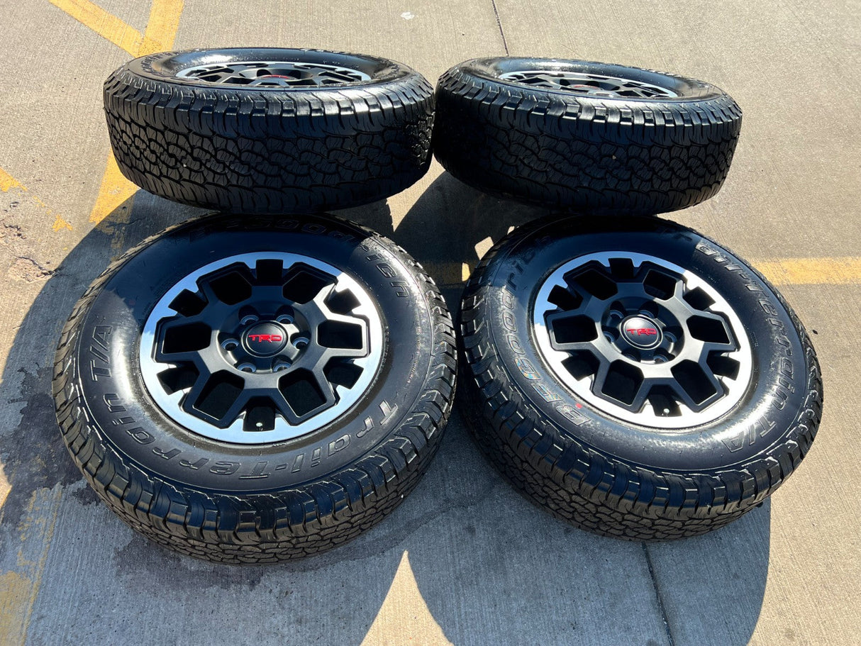 17" Toyota Tacoma 4Runner TRD OEM 10638 wheels rims 2024 2025 2026 BFG NEW Texas Truck Tire