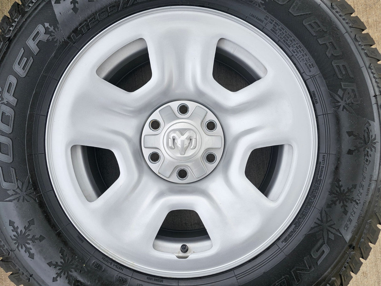 18" Ram 1500 OEM 2667 stock wheels rims SNOW tires 2022 2023 2024 2025 2026 Texas Truck Tire