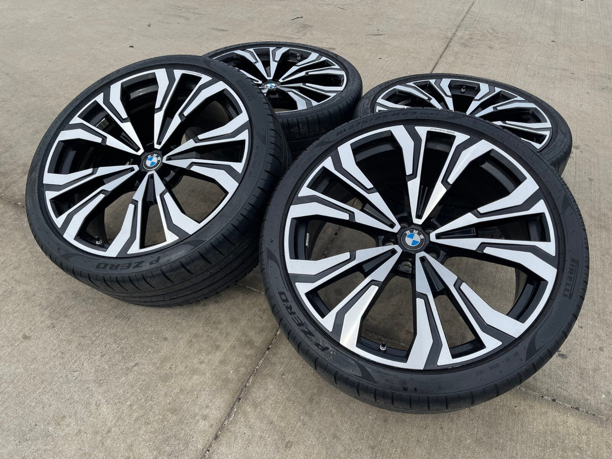 23" BMW X7M X5 X6 X7 OEM Series wheels rims 86675 tires 2022 2023 2024 2025 2026 Texas Truck Tire