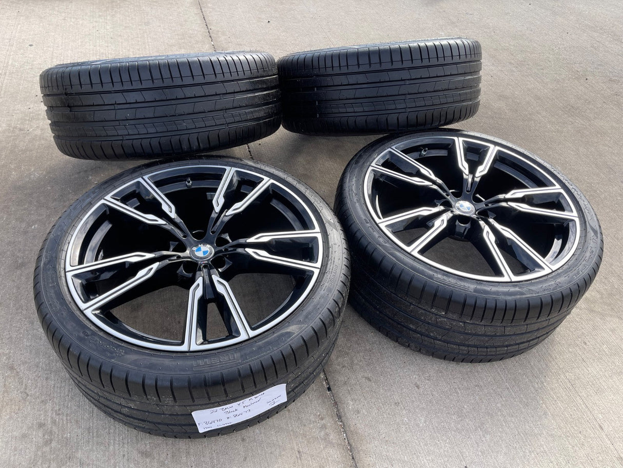 22" BMW X5 X6 X7 OEM 86470 86473 Series wheels rims PIRELLI NEW 2024 2025 2026 Texas Truck Tire