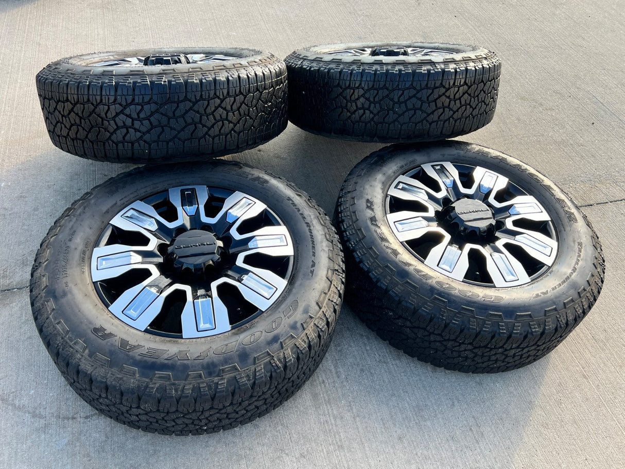 20" GMC Sierra AT4X 2500 3500 OEM wheels rims 5958 14138 Chevy Silverado Texas Truck Tire
