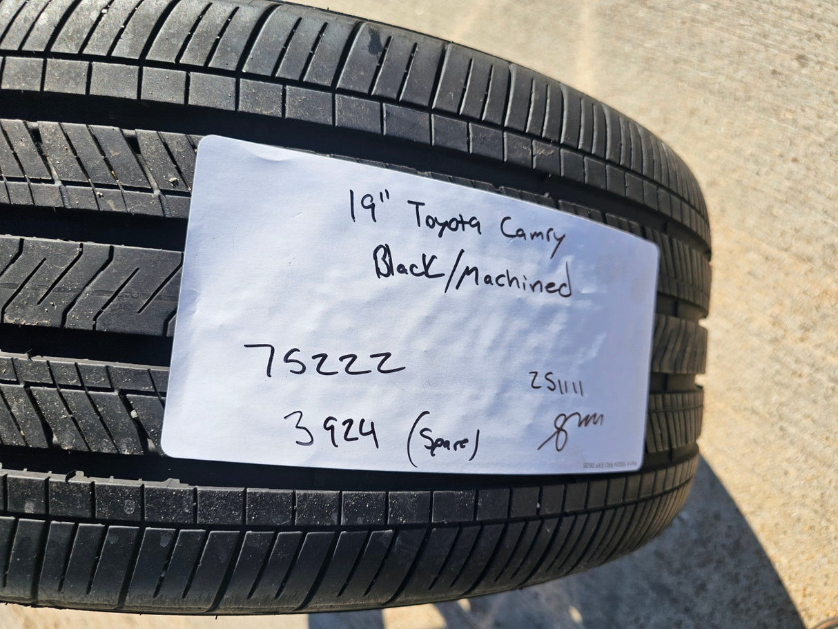 19" Toyota Camry OEM wheel rim 75222 Avalon Lexus 2020 2021 2022 2023 2024 2025 Texas Truck Tire