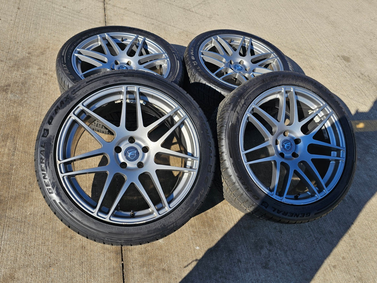 20" 20x9.5 20x10.5 Forgestar Performance F14 Dodge Charger Challenger wheel rims Texas Truck Tire