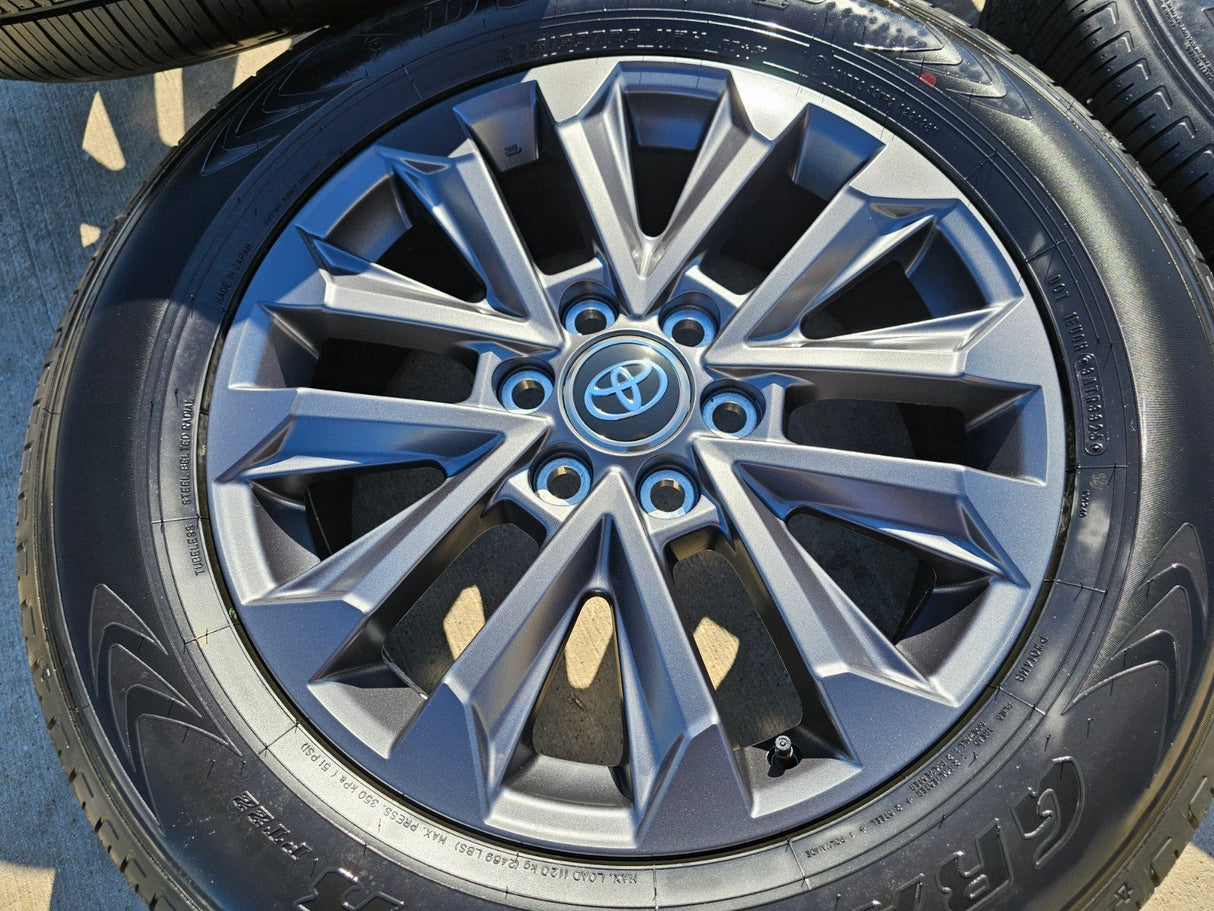 20" Toyota Land Cruiser OEM wheels rims 94057 Tundra Sequoia 2024 2025 2026 NEW Texas Truck Tire