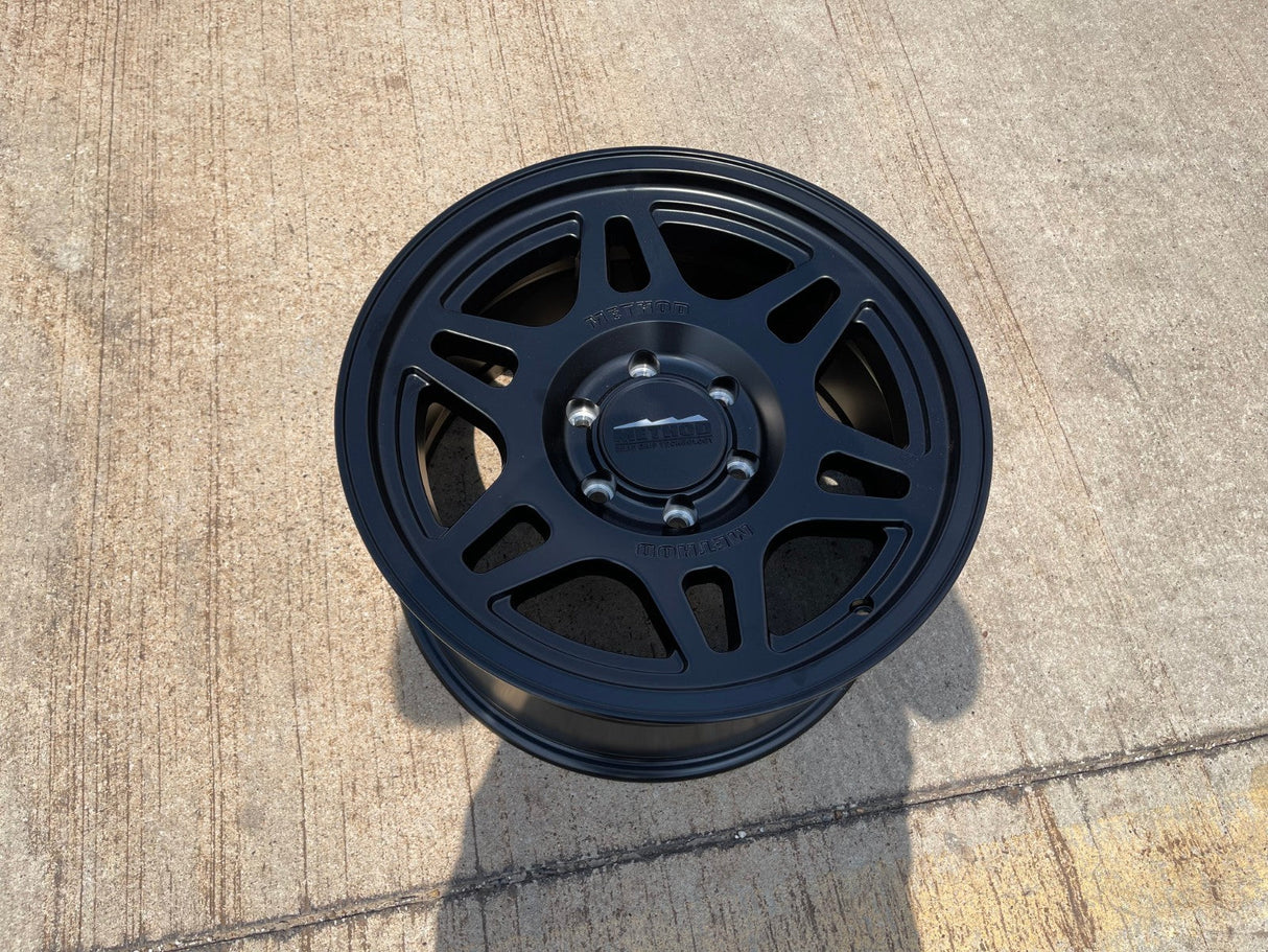 18x9 18" Method Racing MR706 Chevy Silverado RAM Tacoma wheel rim 6x139 6x5.5 Texas Truck Tire