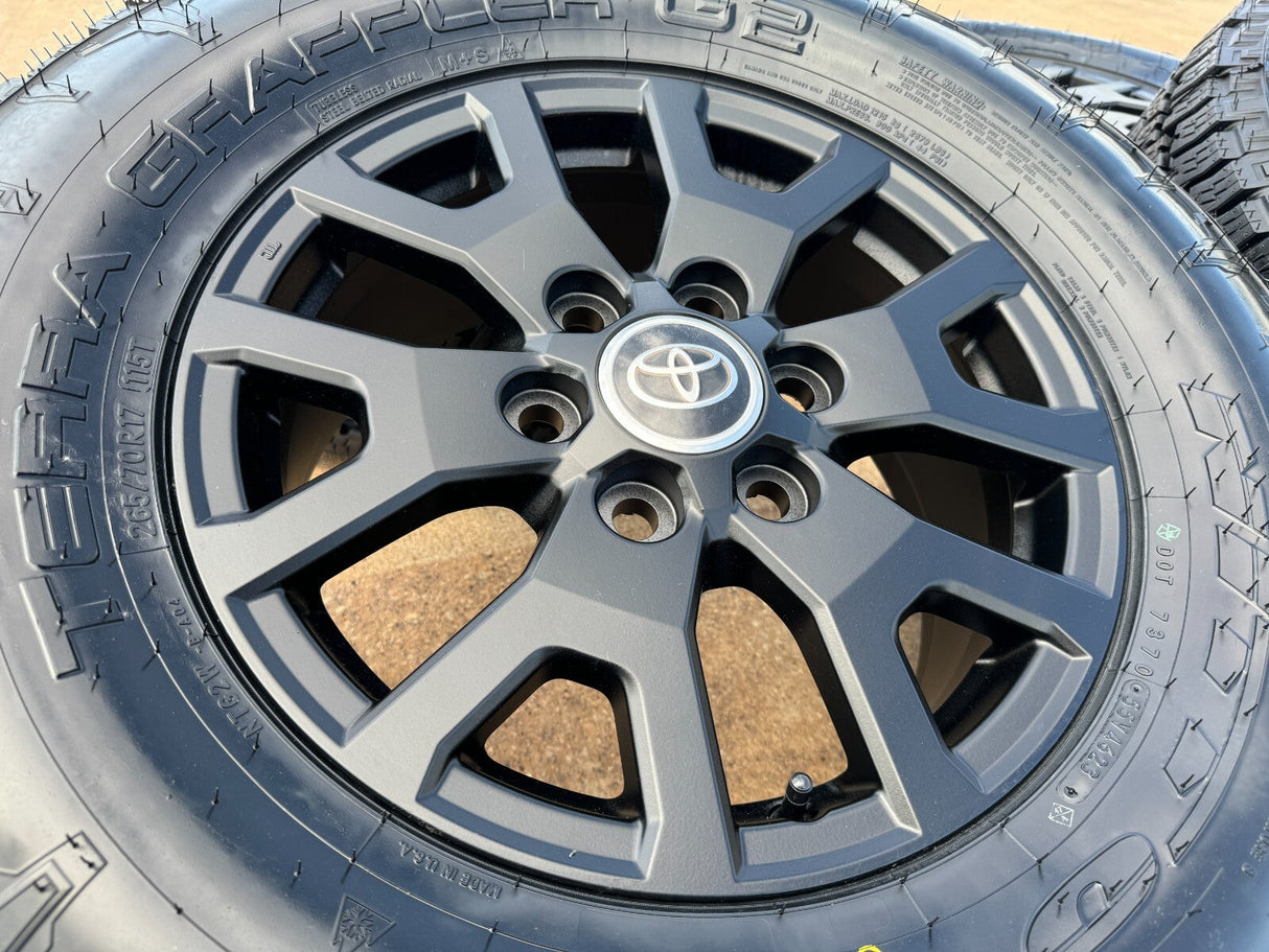 17" Toyota Tacoma 4Runner TRD OEM 10637 94254 wheels rims 2025 2026 NEW NITRO G2 Texas Truck Tire
