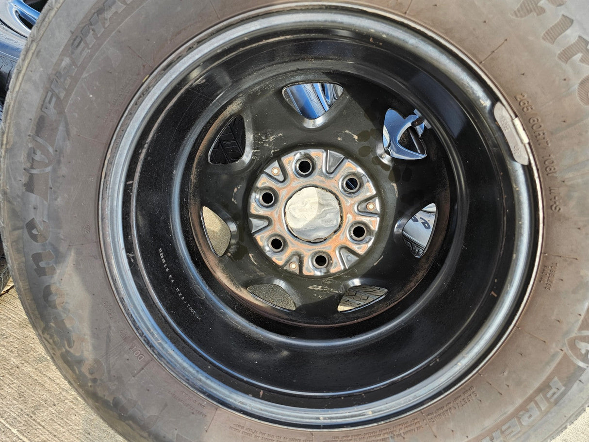 17" Chevy Tahoe PPV OEM Police Package 8111 wheels rims tires FIRESTONE Texas Truck Tire