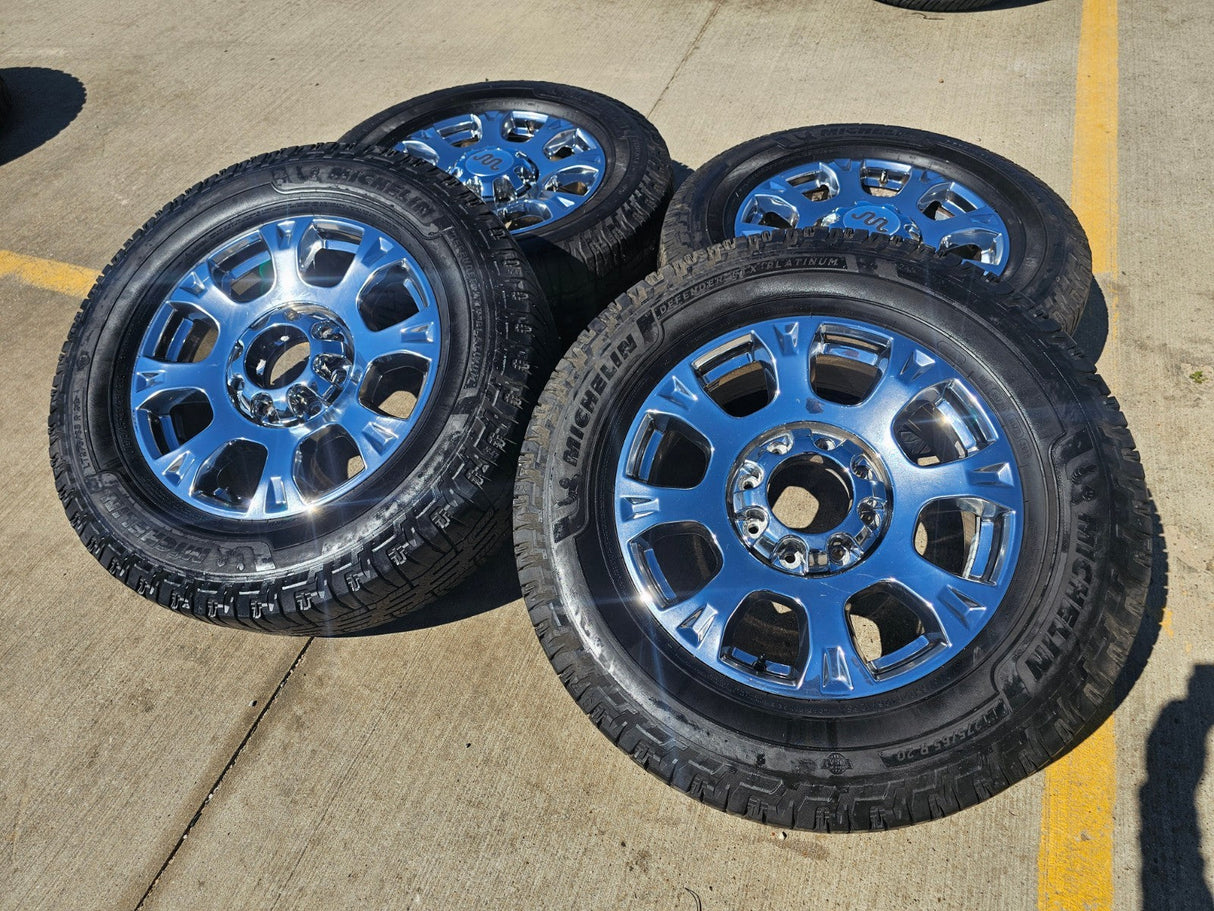 20" Ford F-250 F-350 KING RANCH OEM 10291 rims wheels MICHELIN DEFENDER PLATINUM Texas Truck Tire