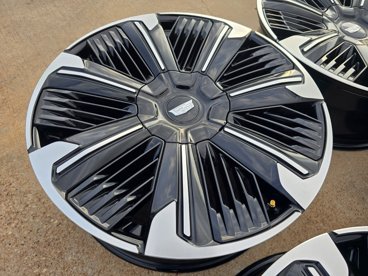 24" Cadillac Escalade IQ EV OEM 8x165 wheels rims Hummer 2500 2024 2025 2026 NEW Texas Truck Tire