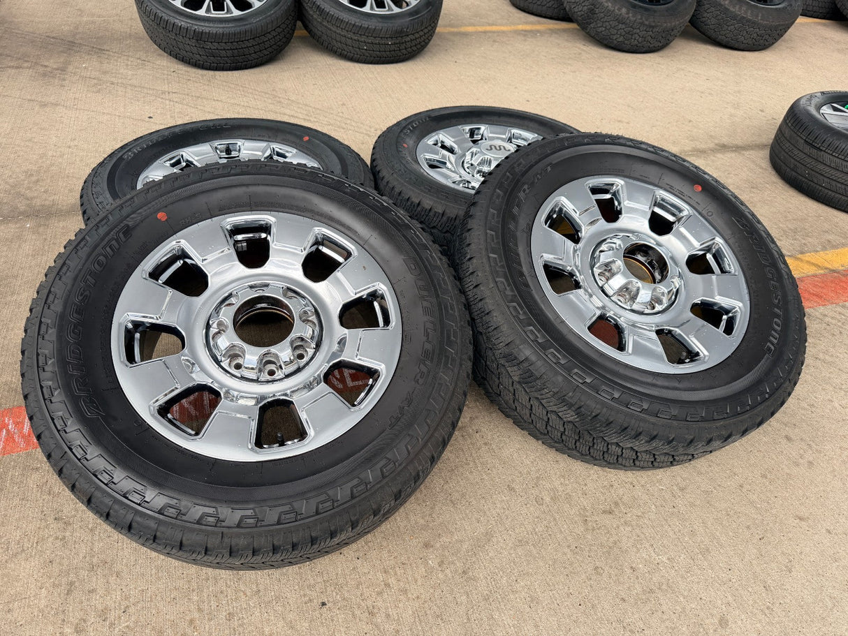 20" Ford F-250 F-350 OEM 10295 25085 10552 chrome Lariat KING RANCH wheels rims Texas Truck Tire
