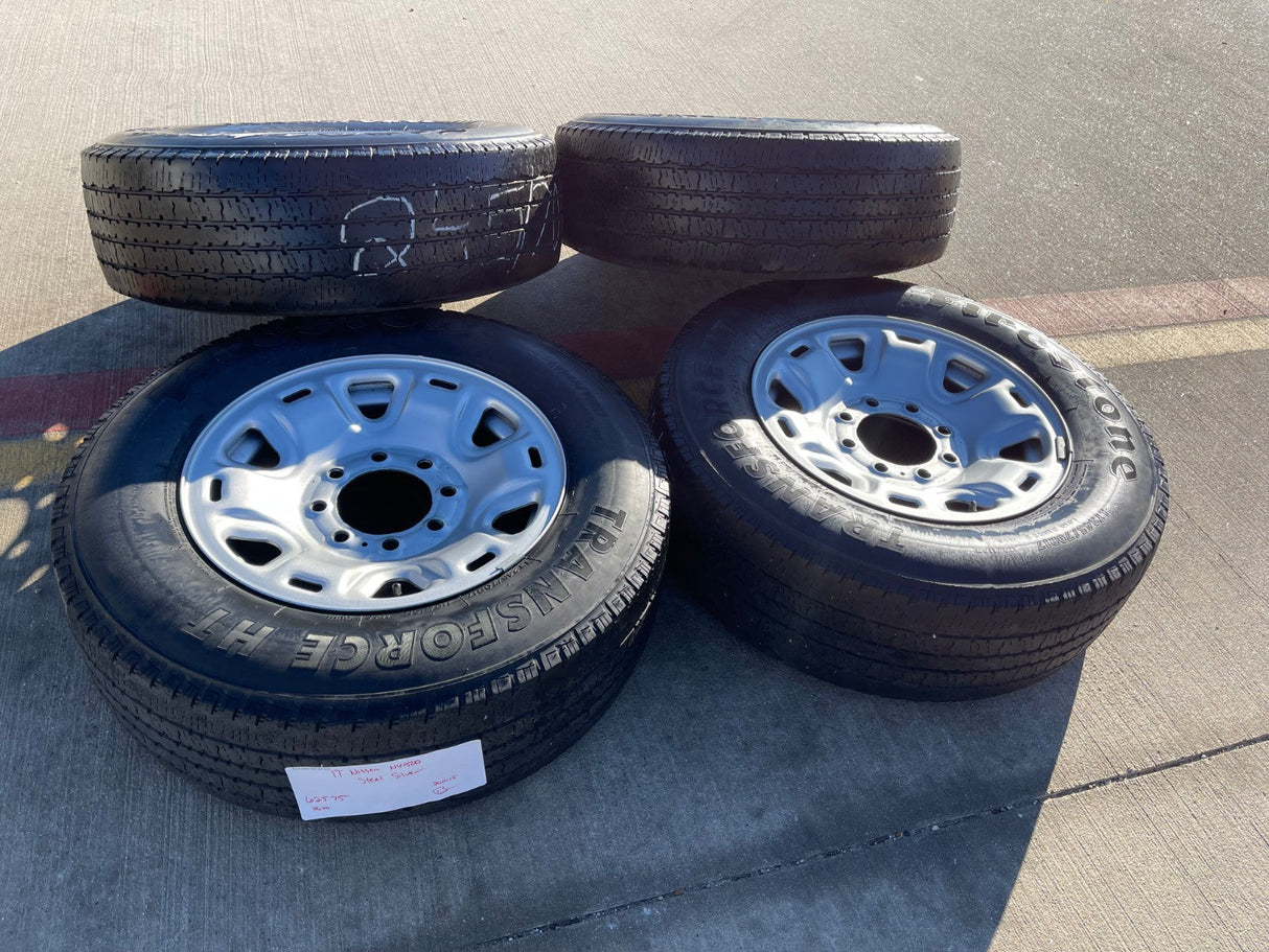 17" Nissan NV1500 NV2500 NV3500 OEM 62575 wheels rims tires FIRESTONE Texas Truck Tire