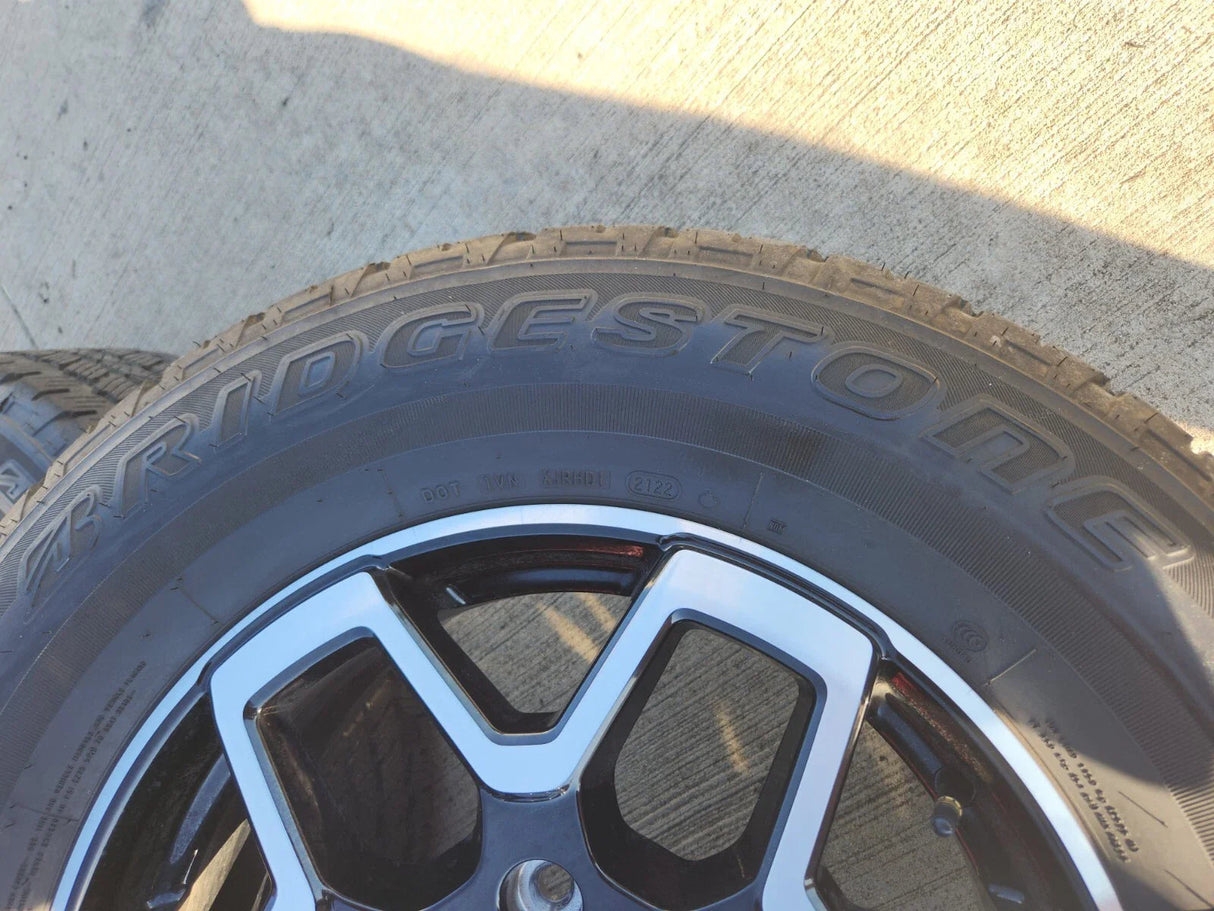 18" Ford Bronco wheels rims black 10389 Ranger tires 2022 2023 2024 2025 Texas Truck Tire