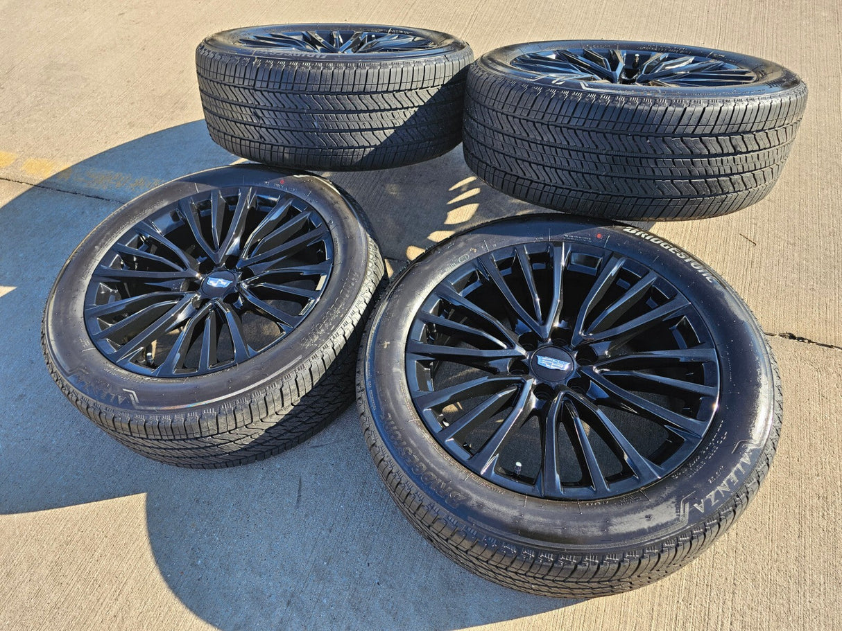22" Cadillac Escalade V Platinum OEM 4883 95479 wheels rims 2024 2025 2026 NEW Texas Truck Tire