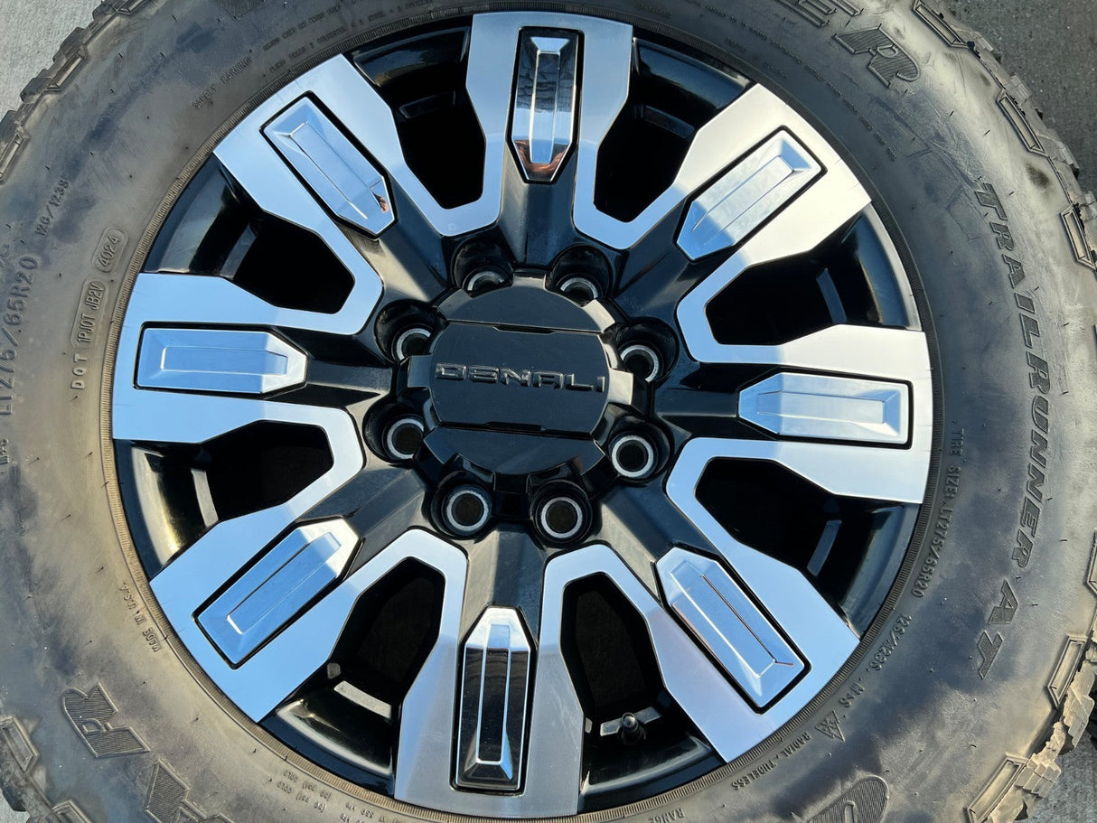20" GMC Sierra AT4X 2500 3500 OEM wheels rims 5958 14138 Chevy Silverado Texas Truck Tire
