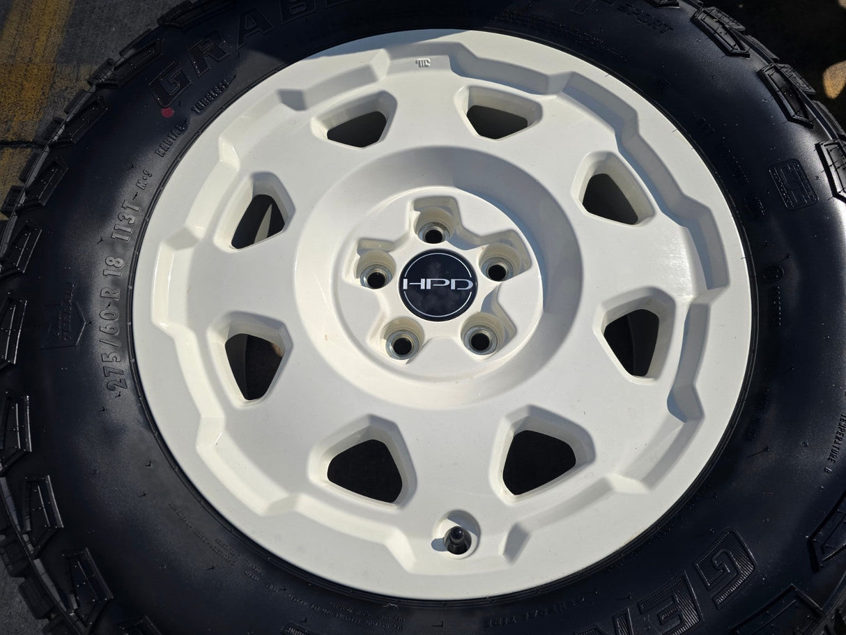 18" Honda Passport Ridgeline Pilot HPD OEM white wheels rims MDX 2025 2026 NEW Texas Truck Tire
