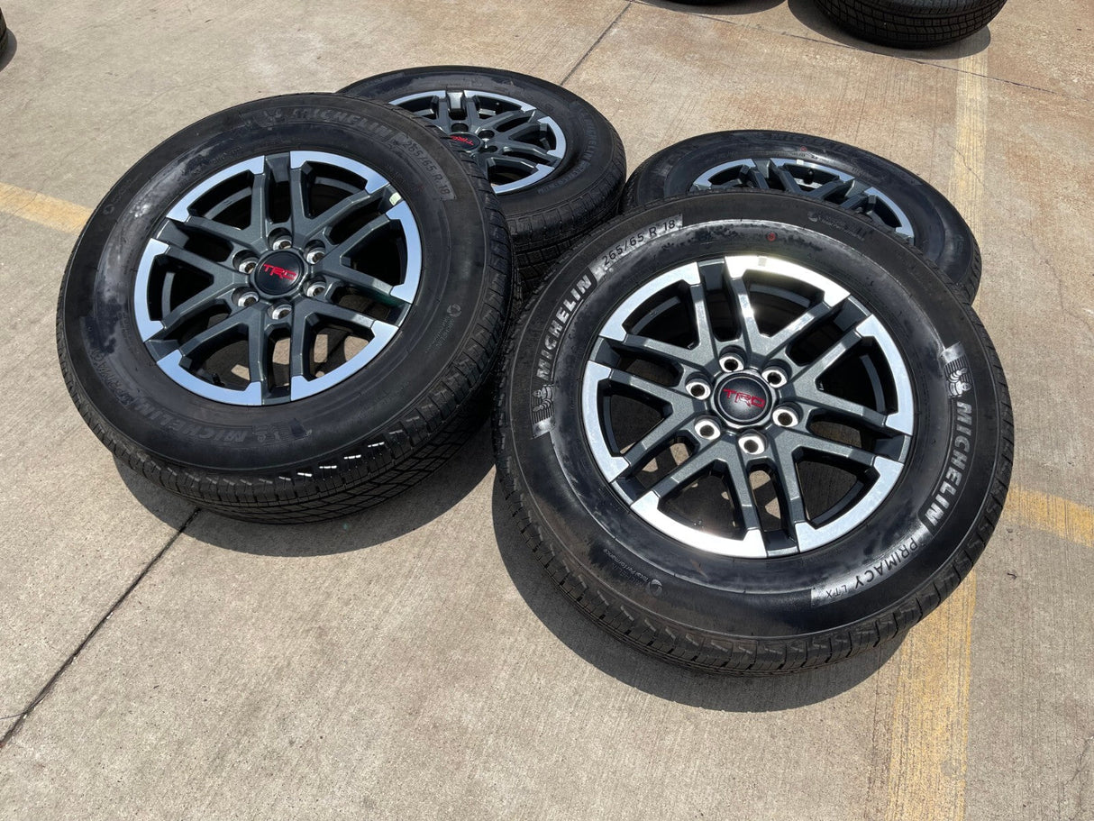 18" Toyota Tacoma 4Runner TRD OEM 10641 wheels rims 2024 2025 2026 NEW Texas Truck Tire