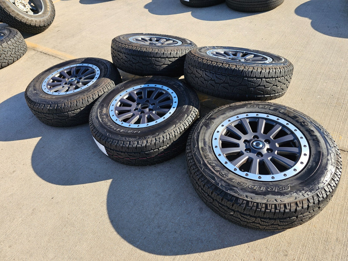 (5) 18" INEOS Grenadier OEM wheels rims tires beadlock 2023 2024 2025 2026 NEW Texas Truck Tire