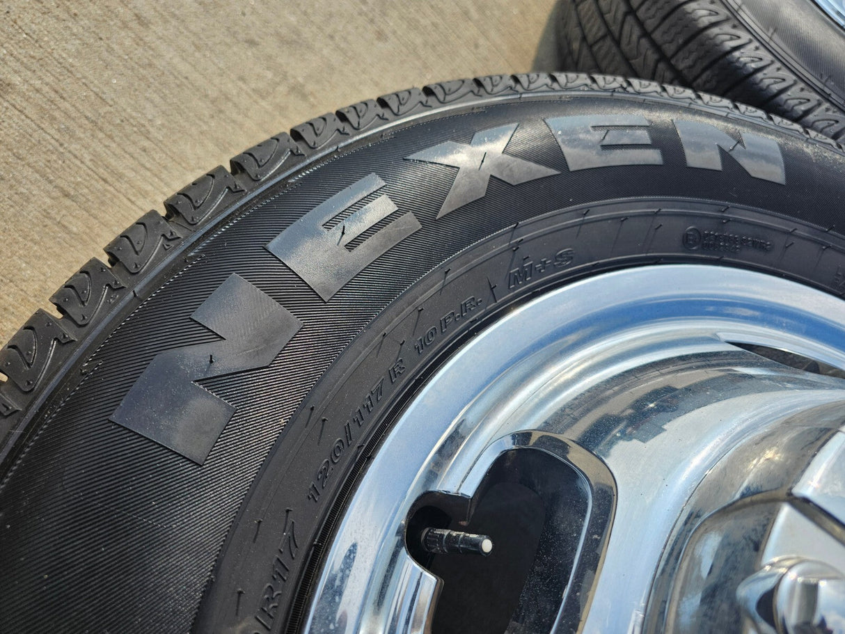 17" Dodge Ram 3500 Dually Laramie 8x200 wheels rims 2703 2704 OEM 2024 2025 NEW Texas Truck Tire
