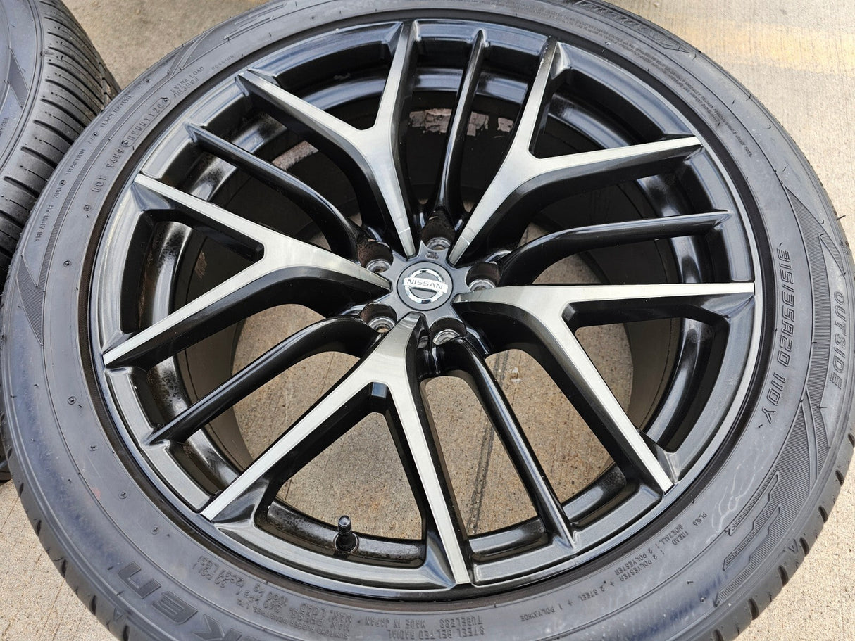 20" Nissan GT-R OEM wheels rims RAYS 62801 62200 GTR 2019 2020 2022 2023 2024 Texas Truck Tire