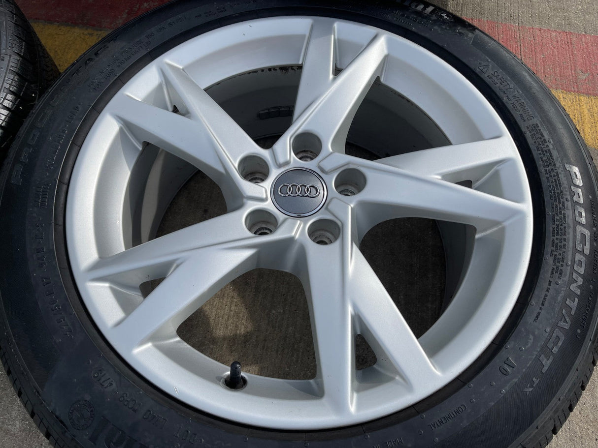 17" Audi A4 OEM 5829 wheels rims A3 A5 A6 tires 2020 2021 2022 2023 2024 2025 Texas Truck Tire