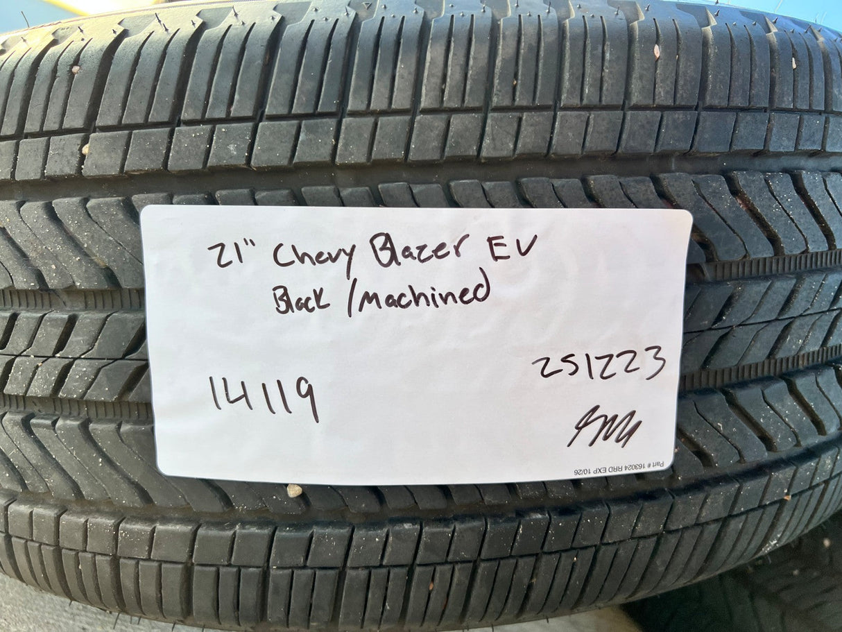 21" Chevy Blazer SS EV OEM 14119 wheels rims 2024 2025 2026 BRIDGESTONE NEW Texas Truck Tire