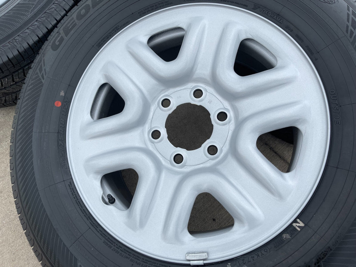 18" Toyota Tundra TSS TRD OEM wheels rims Sequoia LX600 99083 2023 2024 2025 NEW Texas Truck Tire