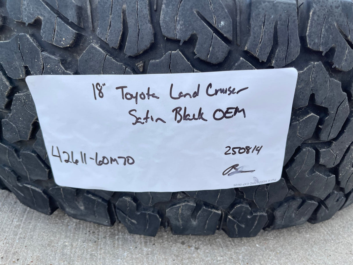 18" Toyota Land Cruiser OEM wheels rims 95952 Tundra Sequoia BFG KO2 A/T Texas Truck Tire