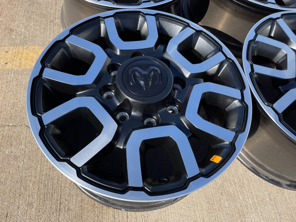 18" RAM 2500 3500 LARAMIE OEM 2694 wheels rims 2023 2024 2025 2026 NEW Texas Truck Tire