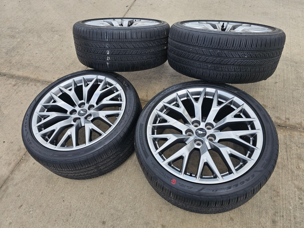 20" Ford Mustang GT OEM 10609 wheels rims tires 2020 2021 2022 2023 2024 2025 Texas Truck Tire