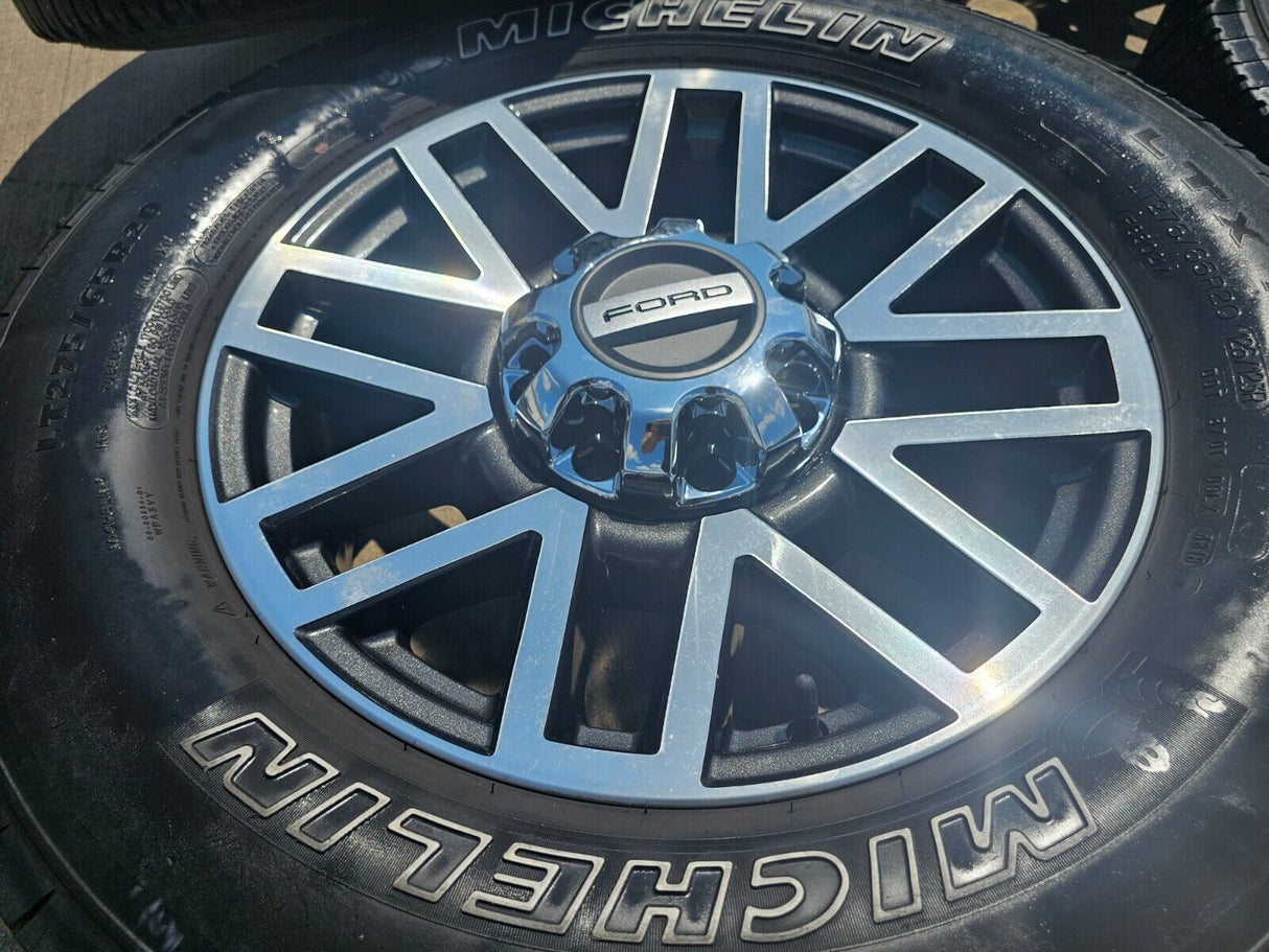 20" Ford F-250 F-350 OEM 10104 rims wheels 2017 2018 2019 2021 2022 2023 2024 Texas Truck Tire