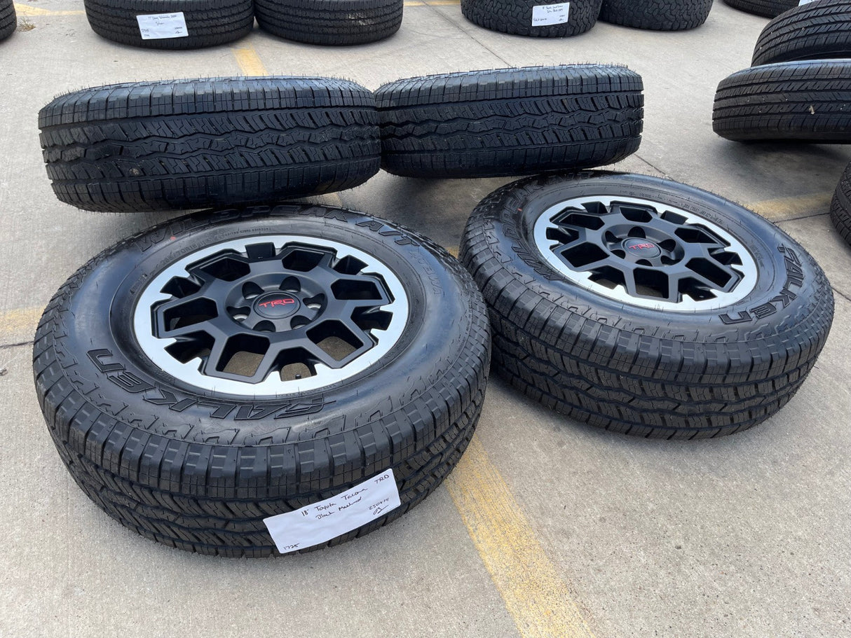 18" Toyota Tacoma 4Runner TRD OEM 94199 wheels rims tires 2024 2025 2026 NEW Texas Truck Tire