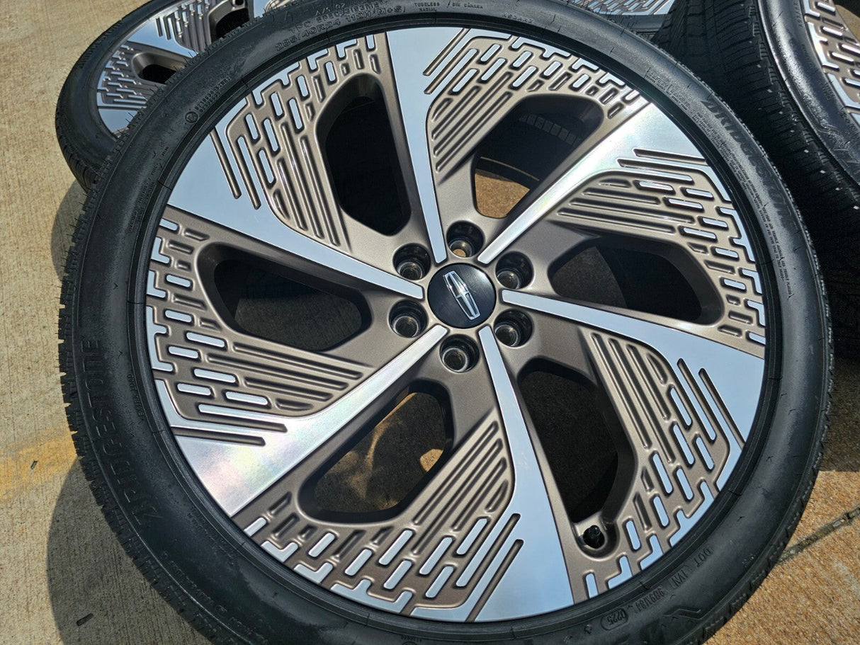 24" Lincoln Navigator BLACK LABEL OEM rims wheels Ford 2024 2025 2026 NEW Texas Truck Tire