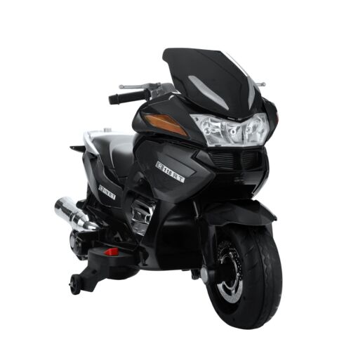 TOBBI 12V Electric Kids Dirt Bike with Training Wheels - Ride On Motorbike for Young Riders