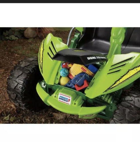 12V Power Wheels Dune Racer Extreme Electric Ride-On Car for Children GREEN Brand New