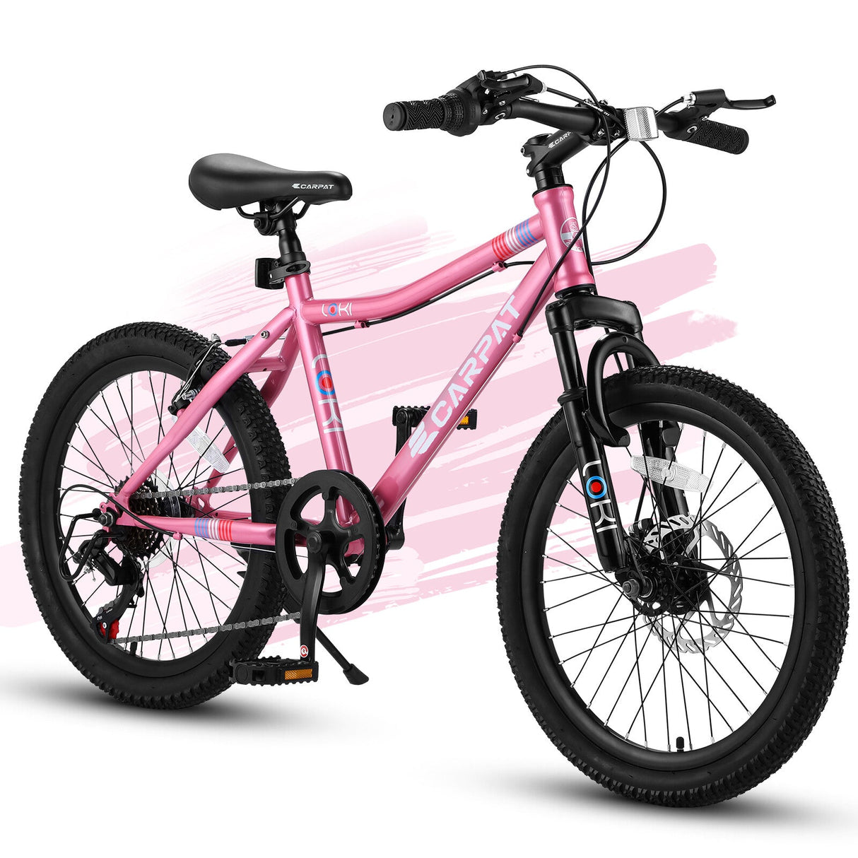20-Inch 7-Speed Mountain Bike for Kids Ages 8-12 Boys and Girls