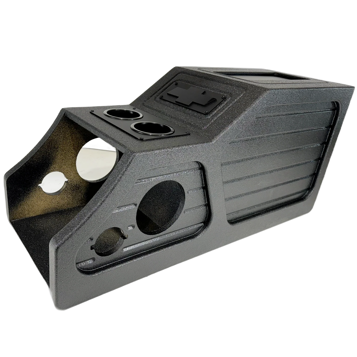 Center Console Enclosure Box GMC/Chevy Trucks 2014-2018 Ported 12" Moon Car Stereo
