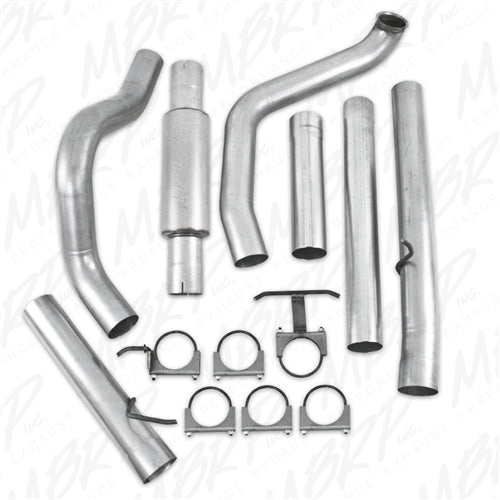 (1998-2003) - MBRP 4" Turbo Back, Single Side, Ford Powerstroke 7.3L MBRP
