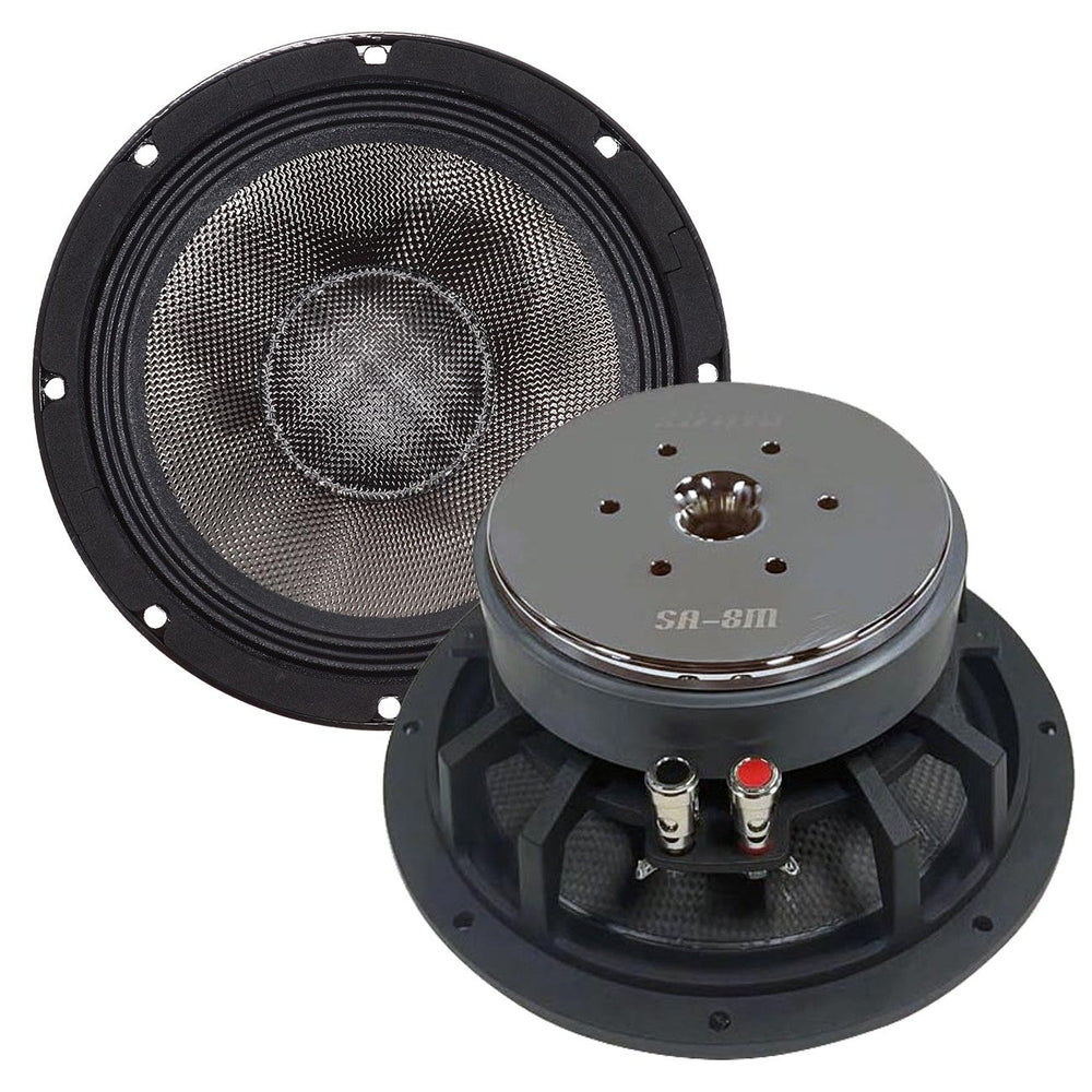 Sundown Audio SA-8M 8" 250W RMS Midbass Speakers (Pair) Sundown Audio