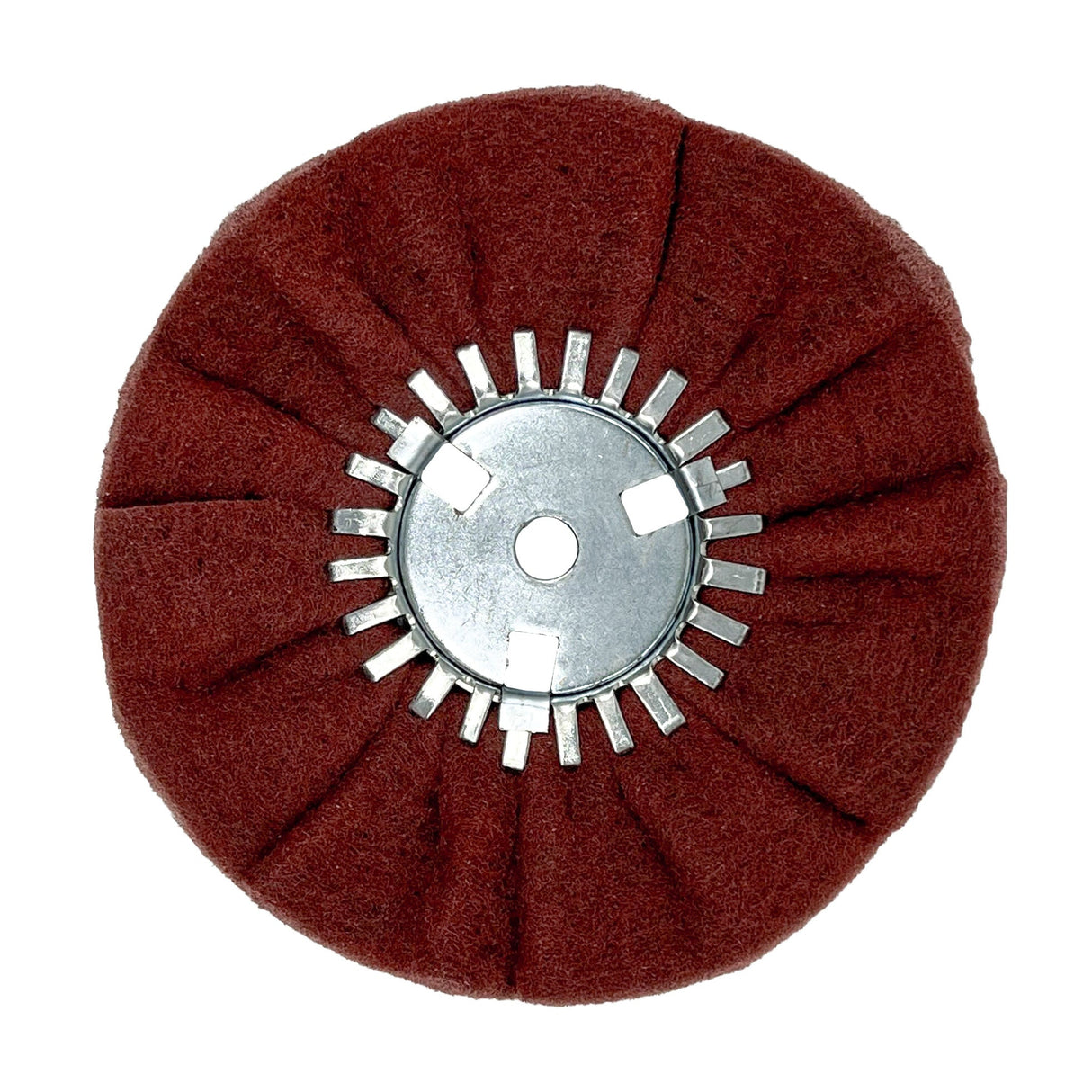 Case Pack Satin Airway Buffing Wheel for Angle Grinders - Bulk Deal - (5/Pack)