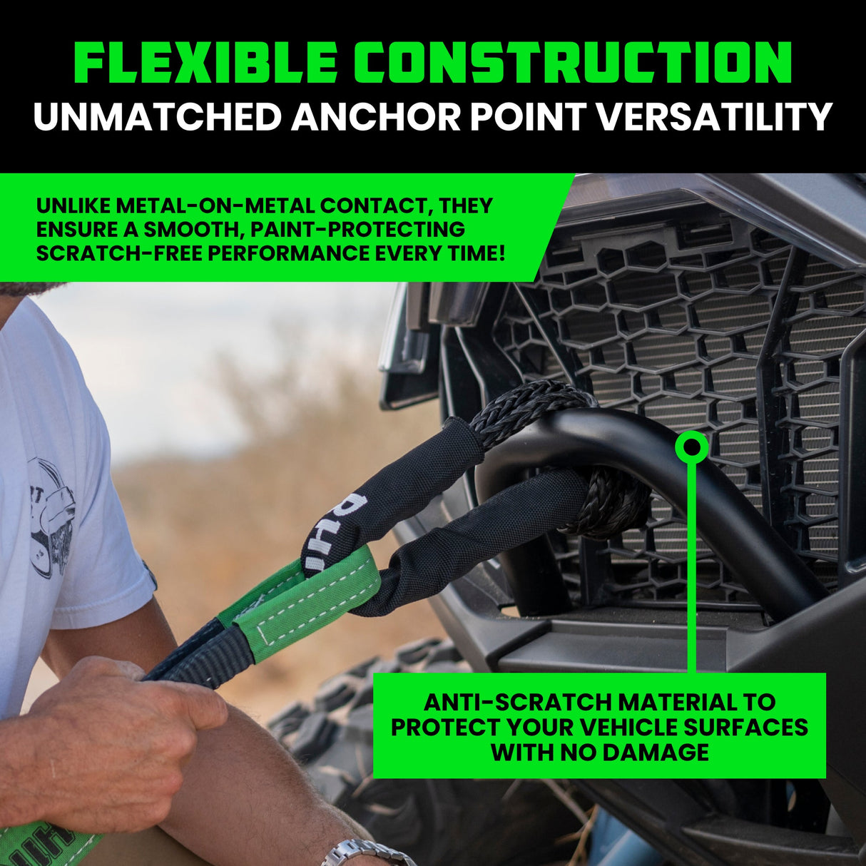 3/8" Synthetic Soft Shackles