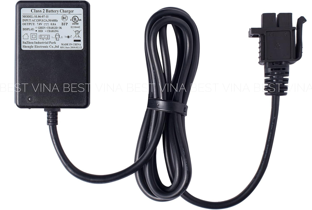 6 Volt Battery Charger for Kids Ride-On Cars and Frozen Scooters
