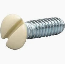 6-32 x 1/2 Switch Plate Screw Ivory TekShack